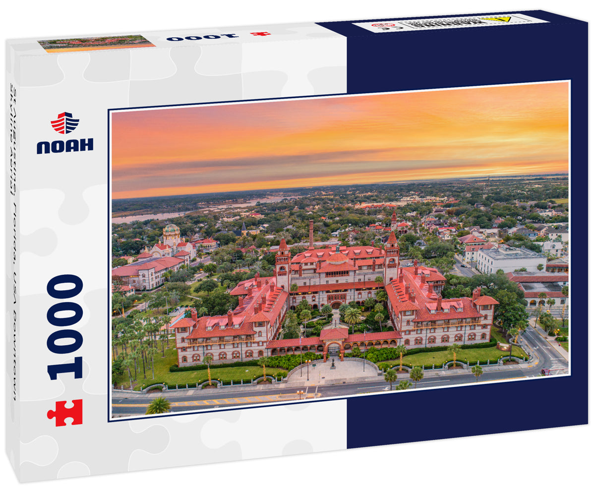 St Augustine, Florida, USA Downtown Skyline Aerial