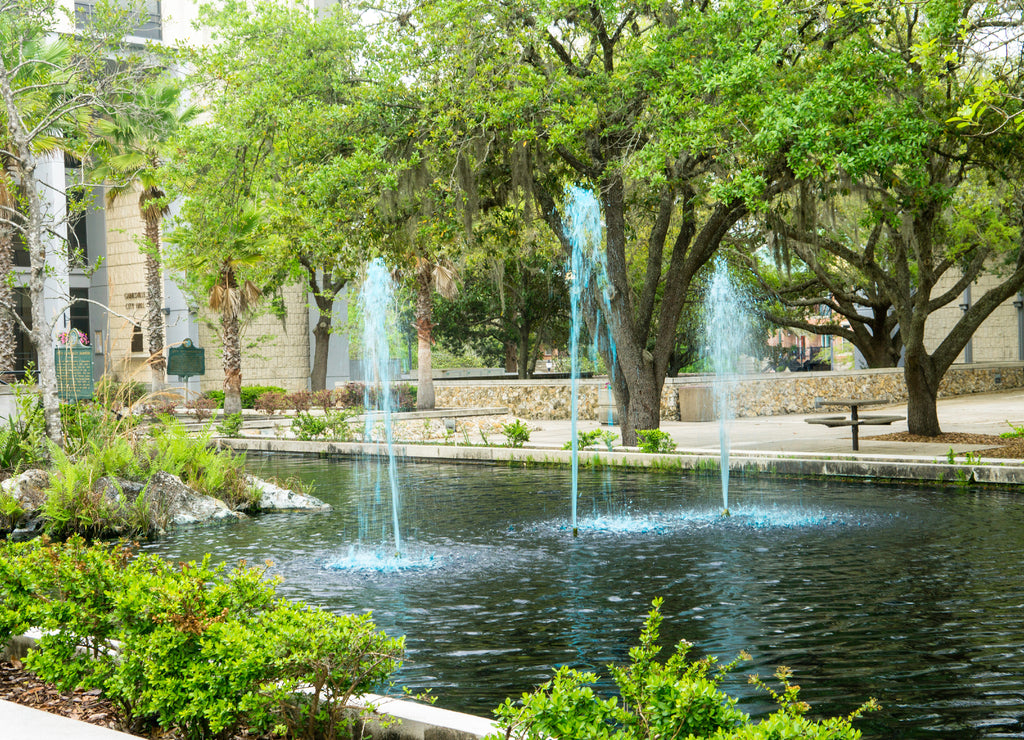 Fountain in Gainesville, Florida