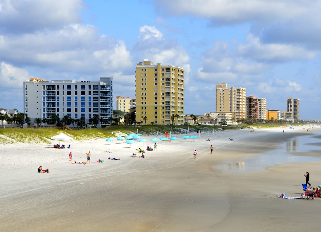 Jacksonville Beach, Florida landscape background