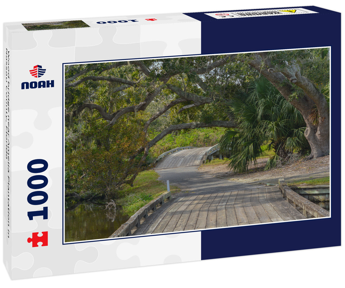 Wood bridge near Amelia Plantation in Nassau County, Florida