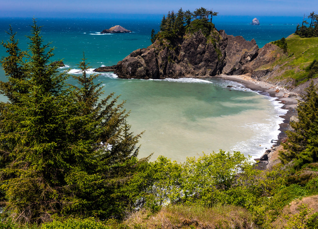 Beautiful Oregon Coastline along Route 101