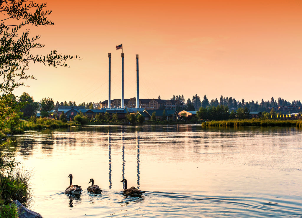 Bend Oregon and Deschuttes River