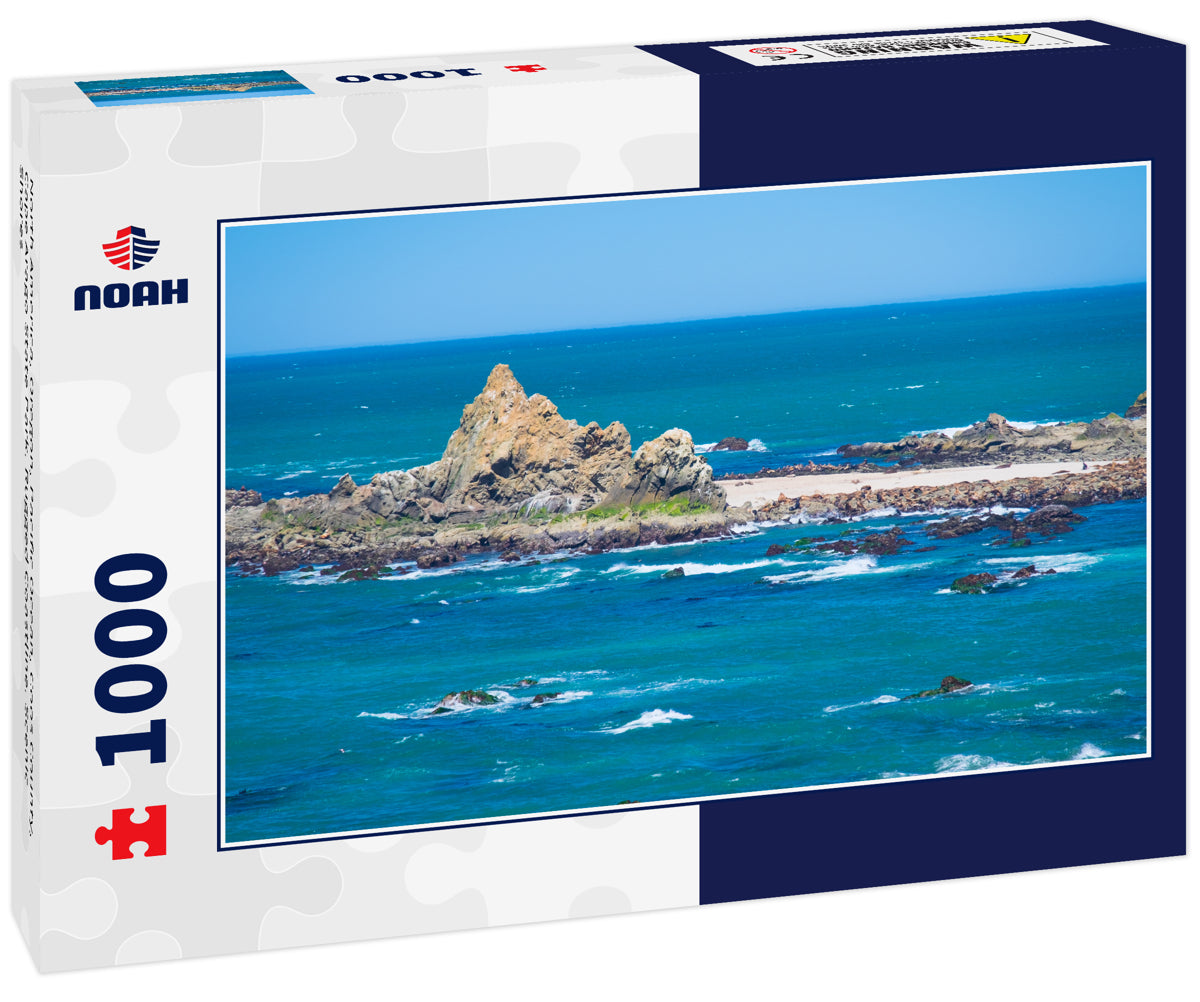 North America, Oregon, Pacific Ocean, Coos County, Cape Arago State Park. Rugged Coastline. Scenic Shores