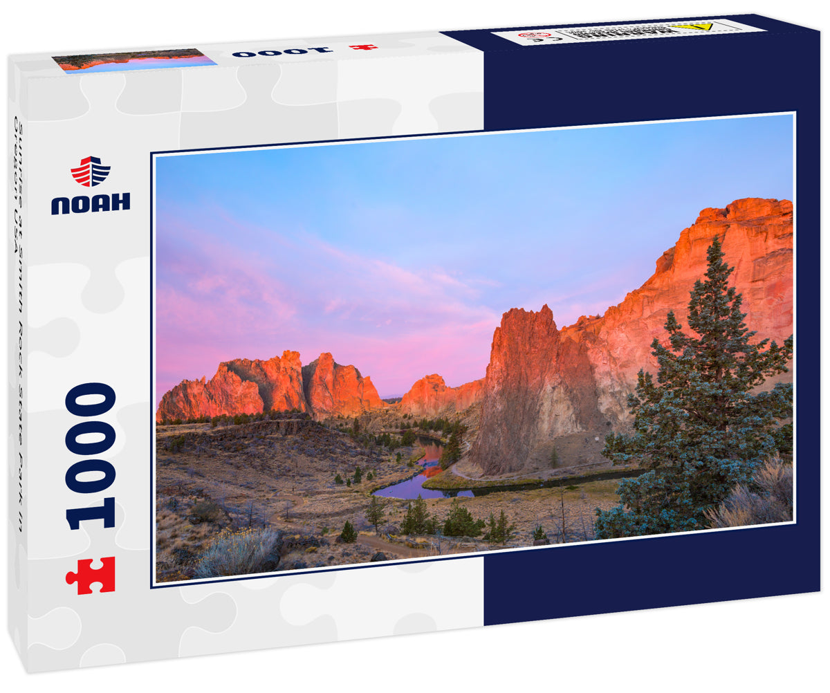 Sunrise at Smith Rock State Park in Oregon USA