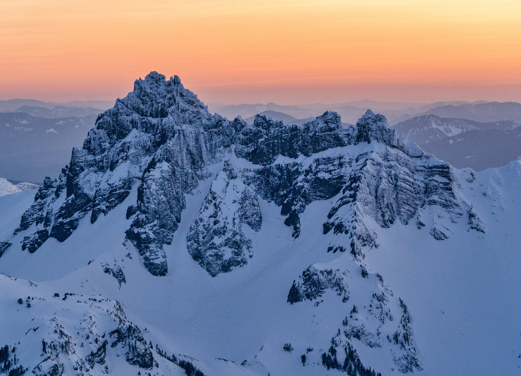 Aerial Photographs of the Cascade Mountains in Bend, Oregon