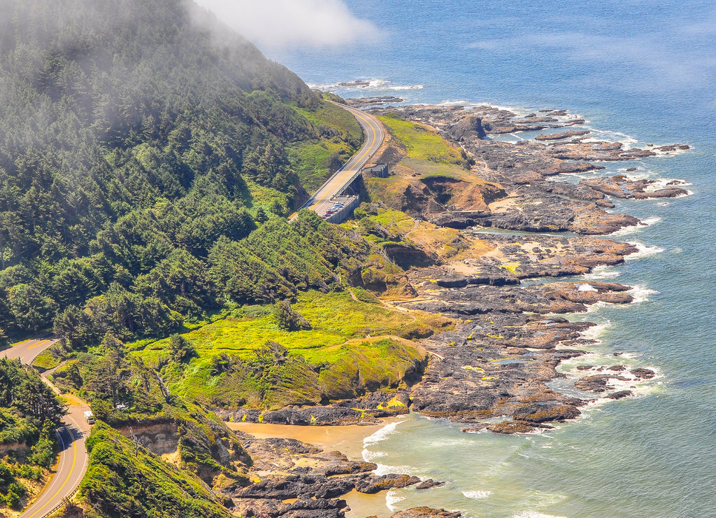 Overlooking Cape Perpetua - Lincoln County, Oregon