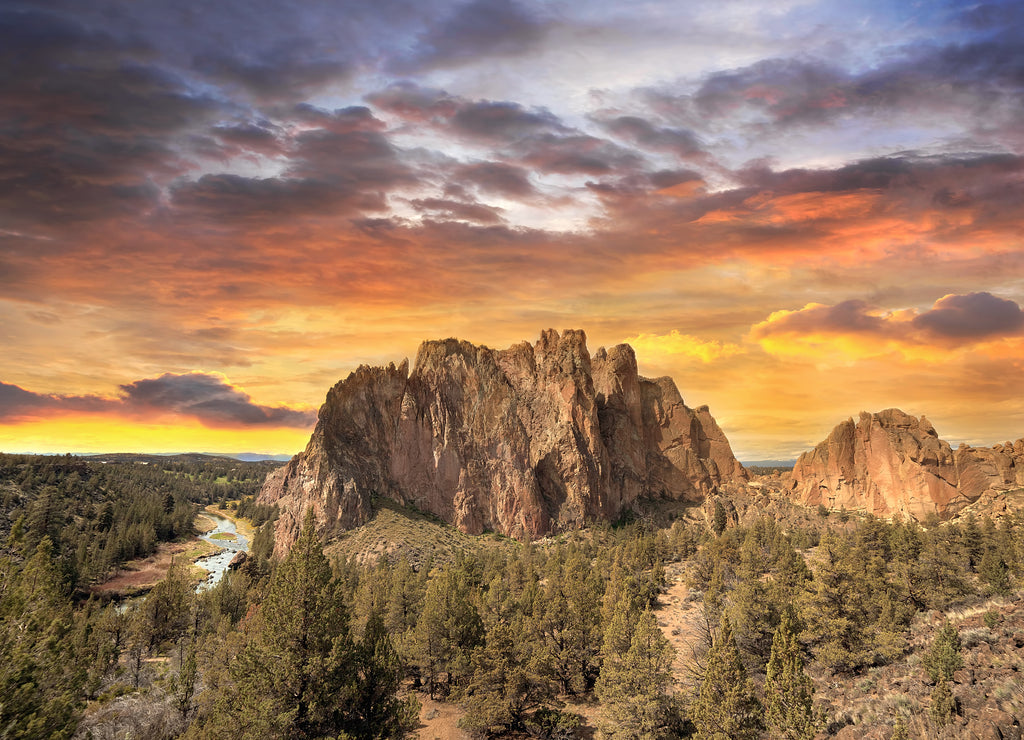 Sunset Over Smith Rock State Park