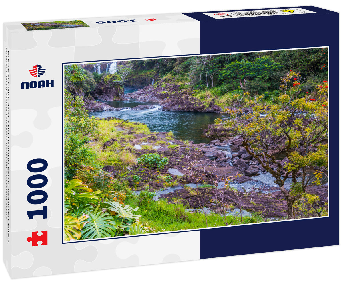 Peepee Falls and The Boiling Pots, Wailuku River State Park, Hilo, Hawaii Island, Hawaii, USA