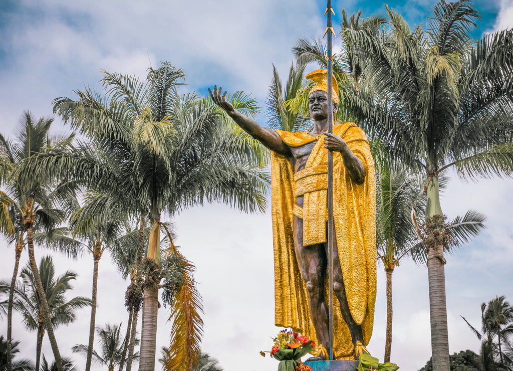 King Kamehameha Statue in Hilo Hawaii