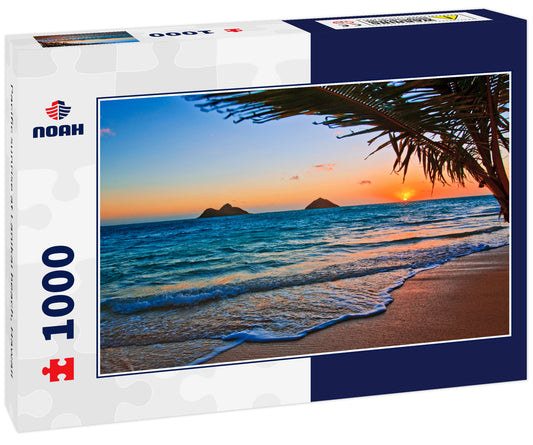 Pacific sunrise at Lanikai beach, Hawaii