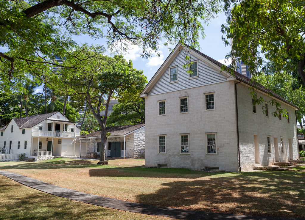 Hawaiian Mission Houses Historic Site in Honolulu, Hawaii