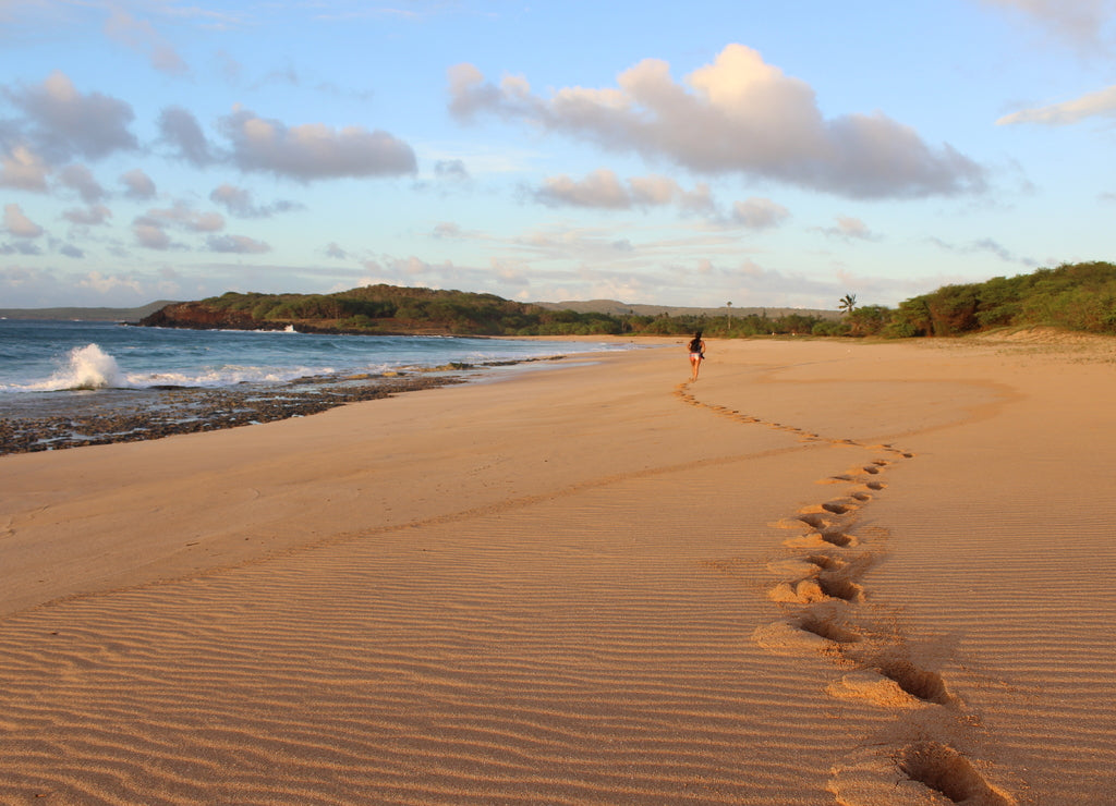 Caminando en Molokai Hawaii