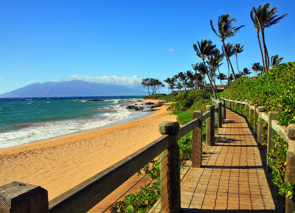 Wailea Beach Walkway, Maui Hawaii