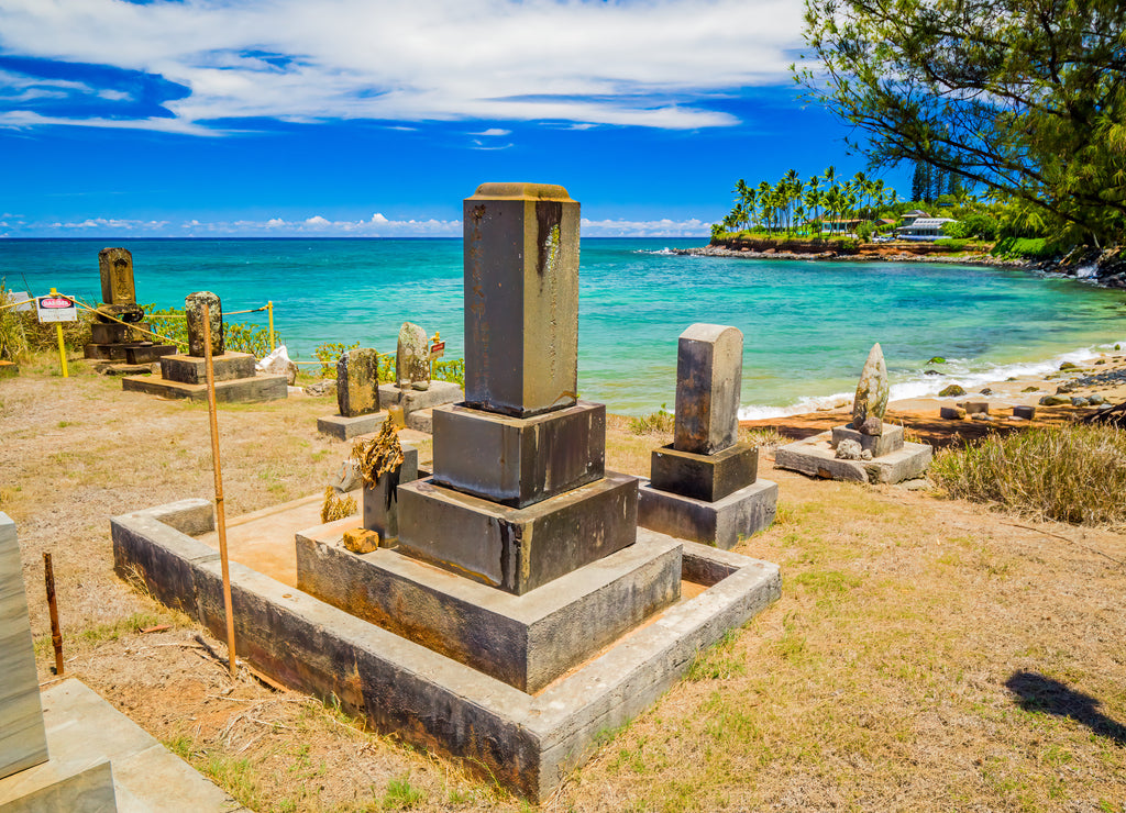 Maui Hawaii - Buddhist Cemetery of Mantokuji Soto Zen Mission