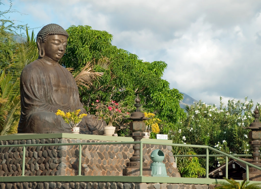 Lahaina jodo mission on Maui Island Hawaii