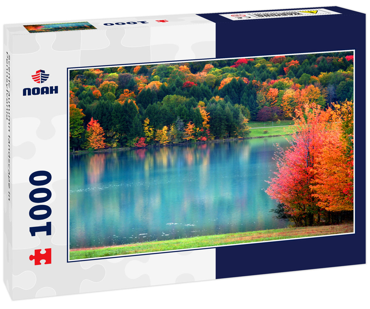 Scenic autumn landscape in Pennsylvania