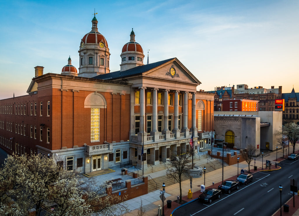 View of the York County Courthouse, in York, Pennsylvania