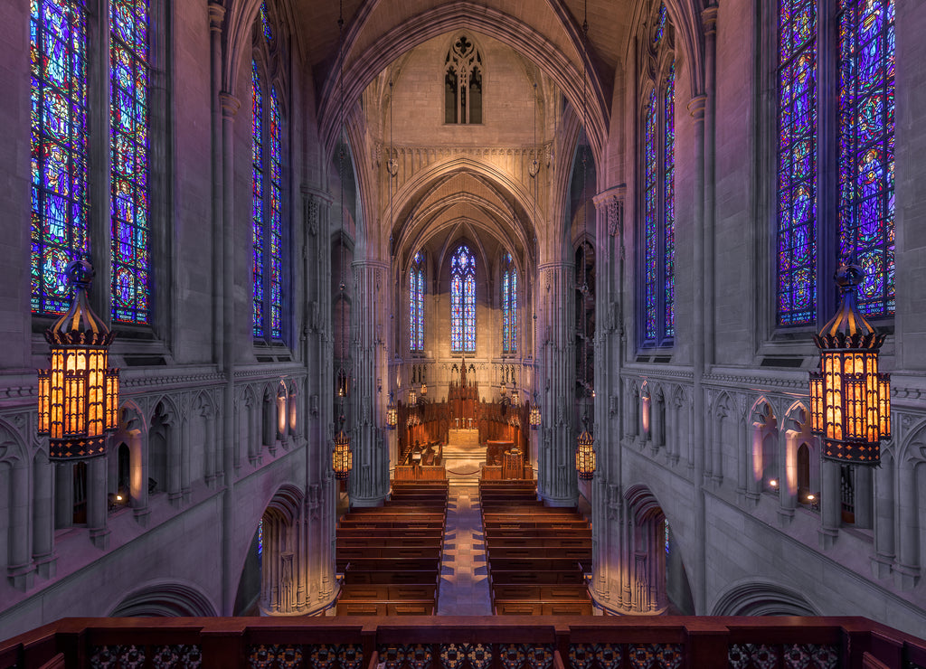 Heinz Memorial Chapel on the campus of the University of Pittsburgh in Pittsburgh, Pennsylvania