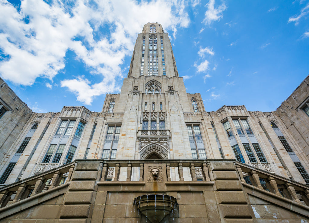 The Cathedral of Learning at the University of Pittsburgh, in Pittsburgh, Pennsylvania