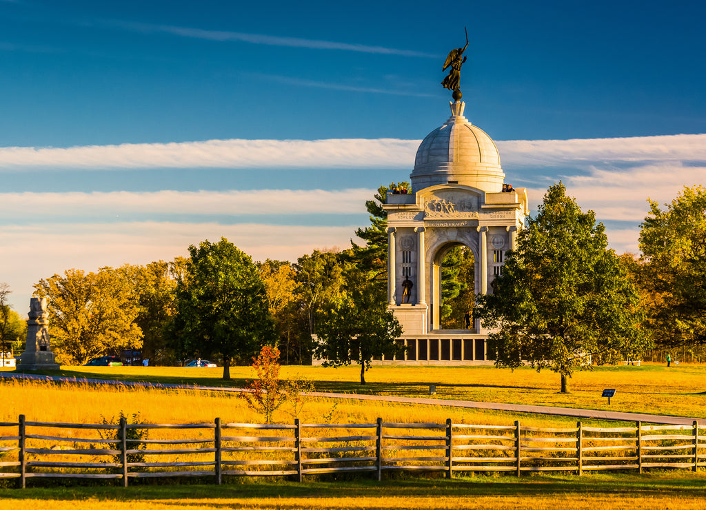 The Pennsylvania Monument, in Gettysburg, Pennsylvania