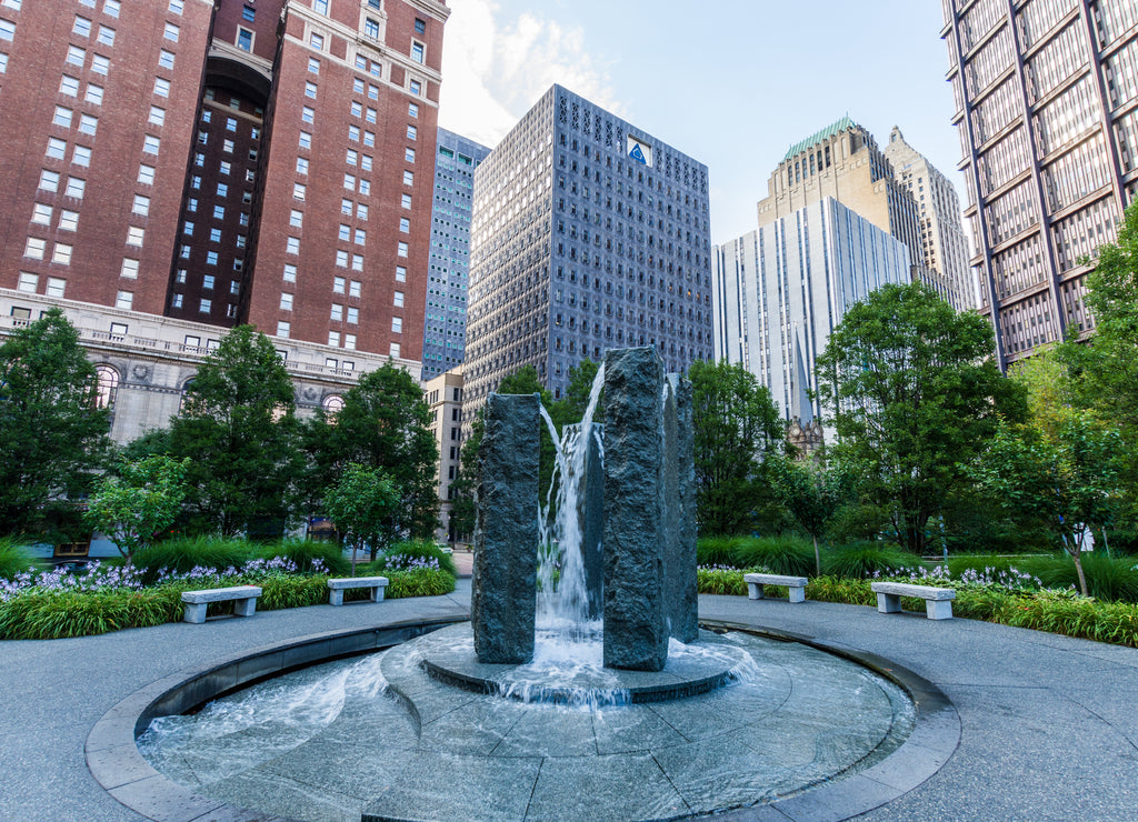 Mellon Green Park in Pittsburgh, Pennsylvania