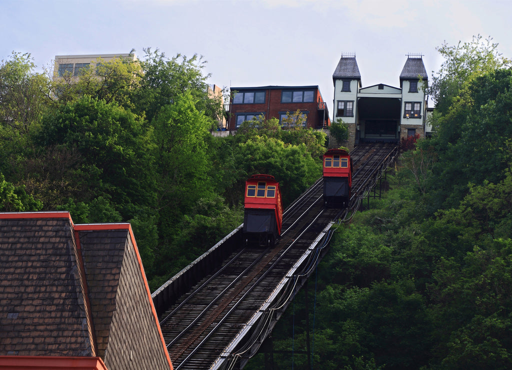 Duquesne Incline in Pittsburgh, Pennsylvania, USA