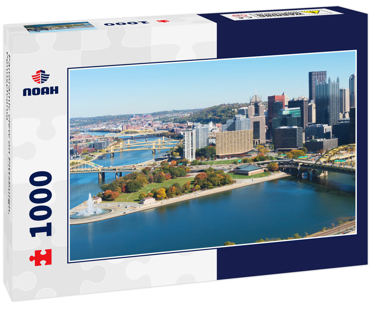 Panoramic view on Pittsburgh, Pennsylvania