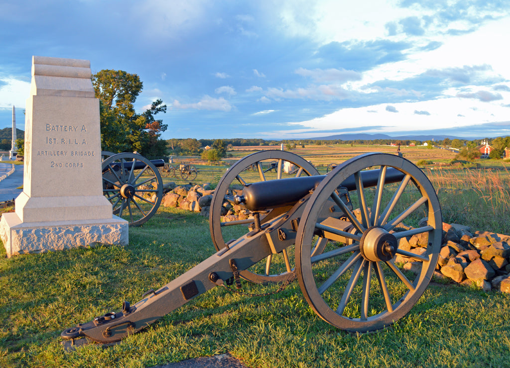 Driving tour at Gettysburg National Battlefield, Pennsylvania