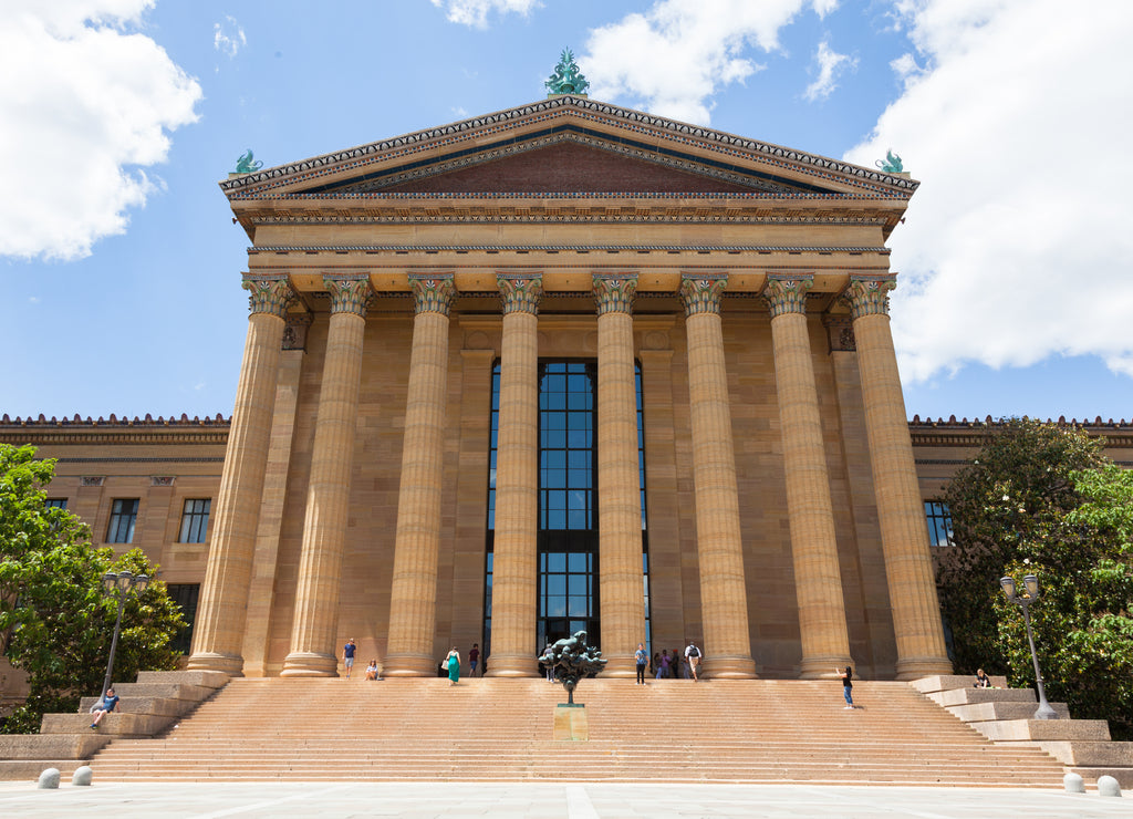 Philadelphia art museum entrance - Pennsylvania - USA
