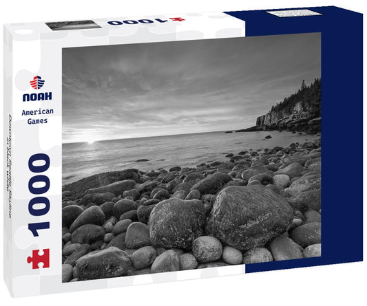 Noah Jigsaw Puzzle Downtown Seattle Skyline in black white 1000 pieces