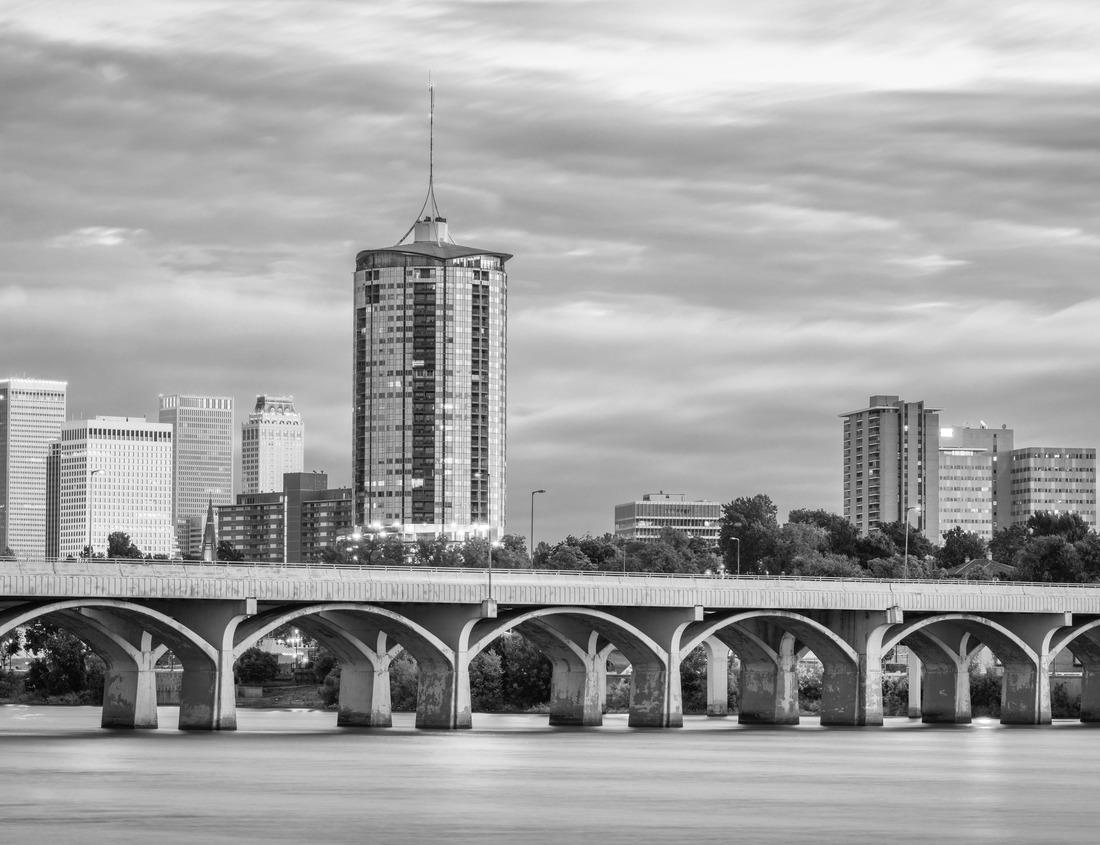 Noah Jigsaw Puzzle Daytime view of Norwalk, California civic center in black white 1000 pieces