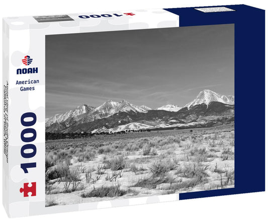 Noah Jigsaw Puzzle Aerial view of South Orange County's Laguna Niguel, California in black white 1000 pieces