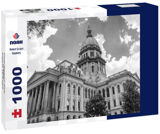 Noah Jigsaw Puzzle Castle Howard in North Yorkshire - England, UK in black white 1000 pieces