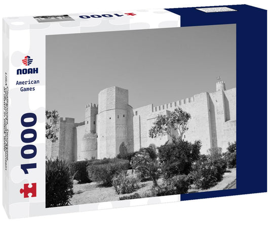 Noah Jigsaw Puzzle Chattanooga, Tennessee, USA view from Lookout Mountain at dawn in black white 1000 pieces