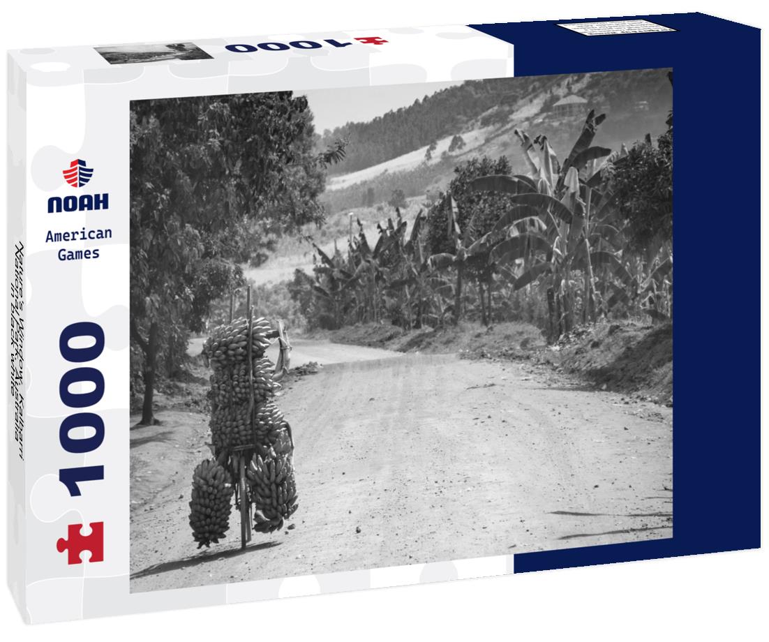 Noah Jigsaw Puzzle Nature's Window, Kalbarri National Park, Australia in black white 1000 pieces