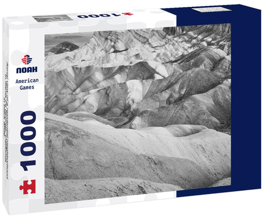 Noah Jigsaw Puzzle Aerial view of a residential neighborhood in Santa Fe Springs, California in black white 1000 pieces