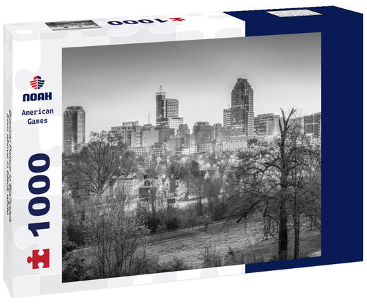 Noah Jigsaw Puzzle Branicki Palace in Bialystok from above in black white 1000 pieces