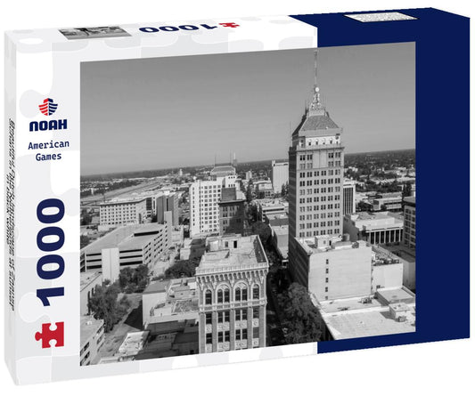 Noah Jigsaw Puzzle Beautiful Dutch landscape of Zaanse Schans in the Netherlands at sunset in black white 1000 pieces