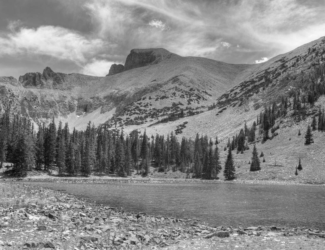 Noah Jigsaw Puzzle downtown Rialto, California, USA in black white 1000 pieces