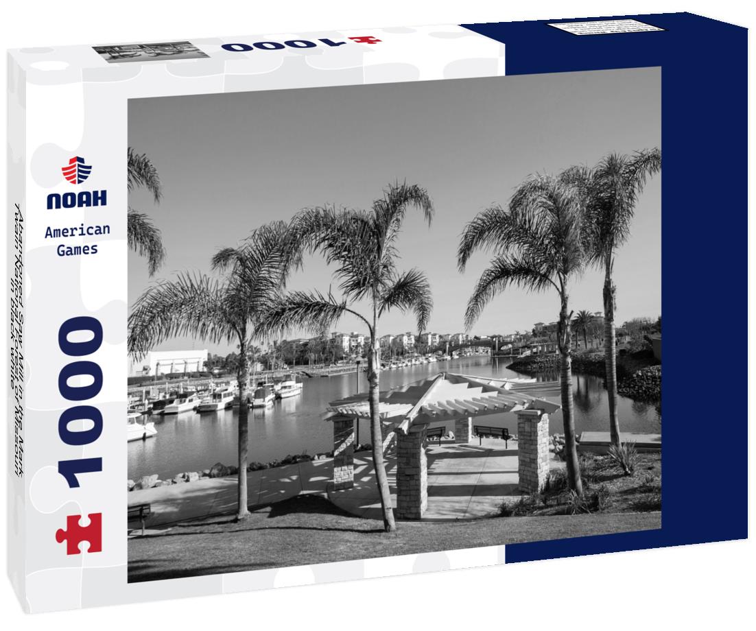 Noah Jigsaw Puzzle Abandoned Saw Mill in the Mark Twain National Forest of Missouri in black white 1000 pieces