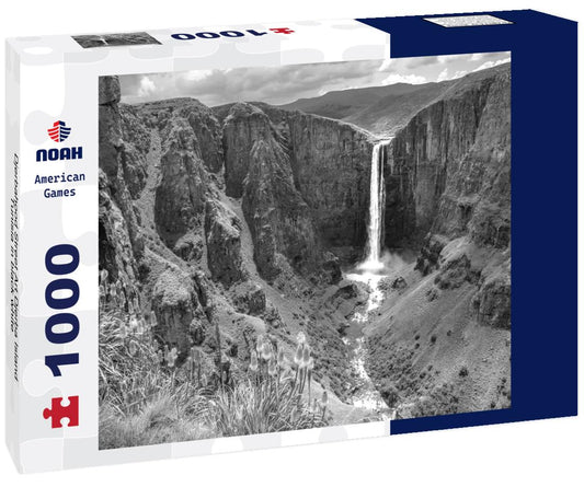 Noah Jigsaw Puzzle Djerbahood Street Art Djerba Island, Tunisia in black white 1000 pieces