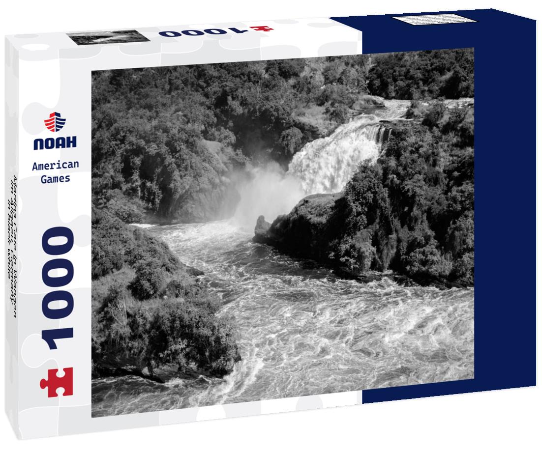 Noah Jigsaw Puzzle Martins Gate in Wangen im Allgaeu, Germany in black white 1000 pieces