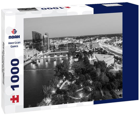 Noah Jigsaw Puzzle Beautiful Yosemite National Park landscapes, California in black white 1000 pieces