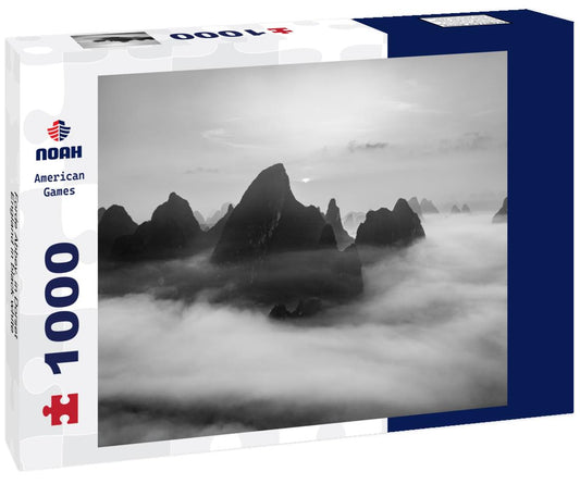 Noah Jigsaw Puzzle Forde Abbey, in Dorset, England in black white 1000 pieces