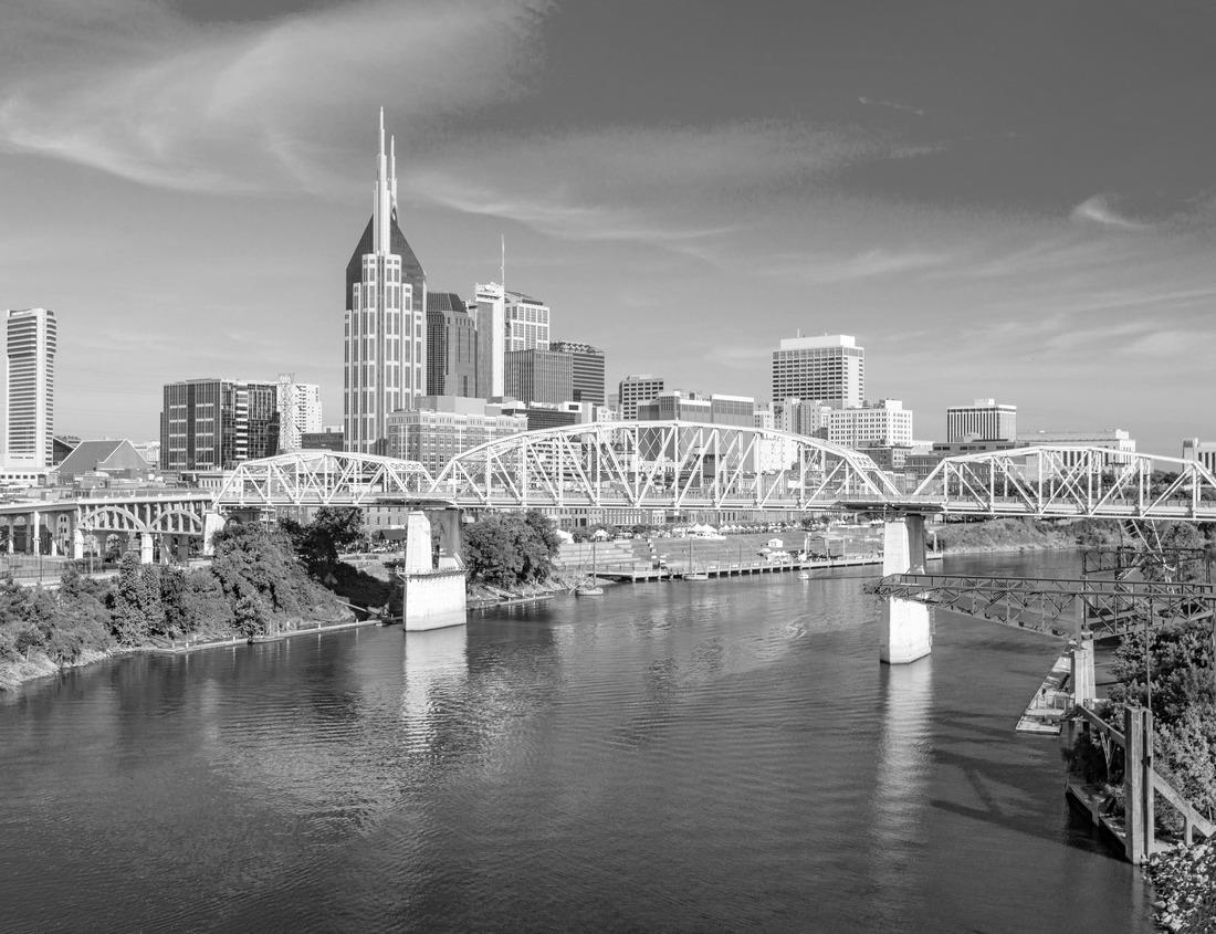 Noah Jigsaw Puzzle Aerial view of Espanola, New Mexico in winter in black white 1000 pieces