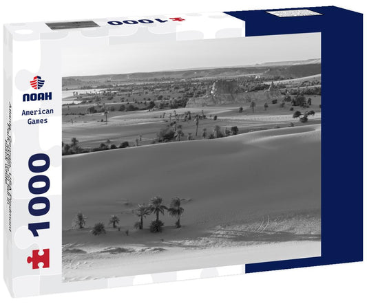 Noah Jigsaw Puzzle Atlanta, Georgia, USA Piedmont Park skyline in fall in black white 1000 pieces