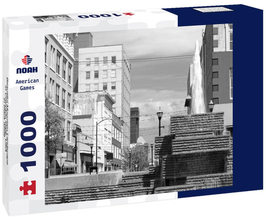 Noah Jigsaw Puzzle Beautiful Mountain Landscape in Colorado state, USA in black white 1000 pieces