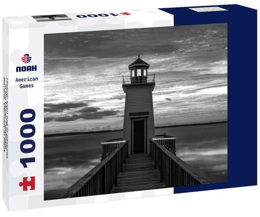 Noah Jigsaw Puzzle Historic town hall in pastures in the Upper Palatinate, Bavaria, Germany in black white 1000 pieces