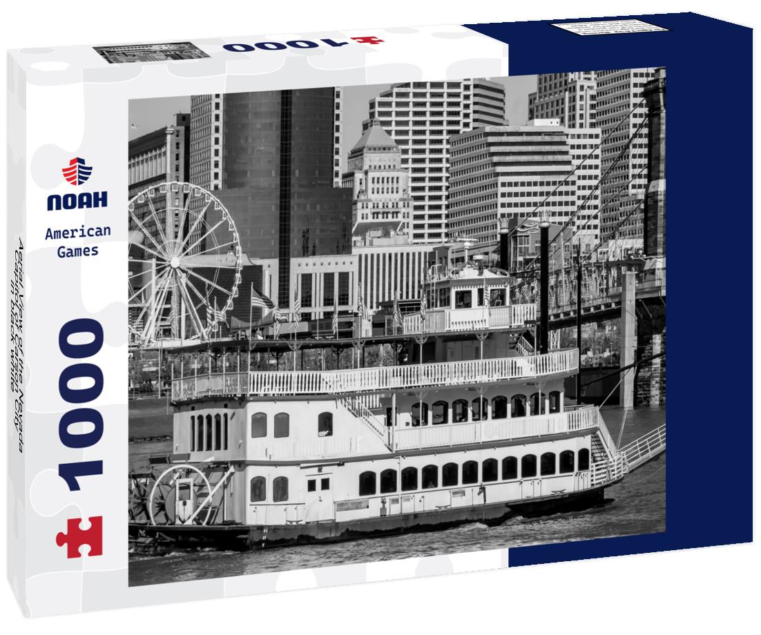 Noah Jigsaw Puzzle Aerial View of the Nevada Capitol of Carson City in black white 1000 pieces