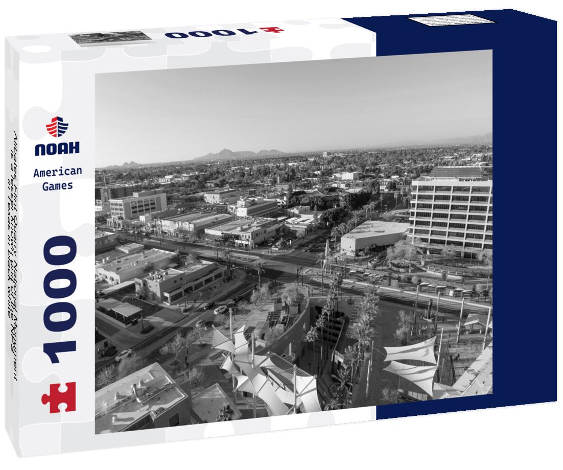 Noah Jigsaw Puzzle Alibates Flint Quarry National Monument is a lesser known unit of the NPS in Texas in black white 1000 pieces